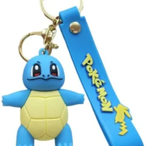 Squirtle Pokémon Rubber Keychain
