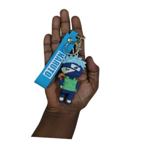 Naruto Anime Rubber Keychain-Blue